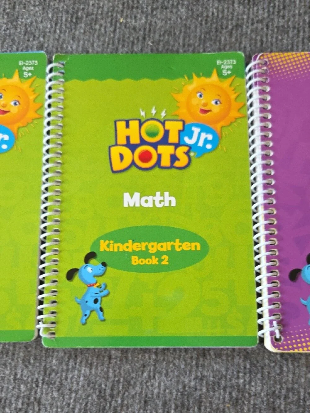 Hot Dots Kids Learning Workbooks - Green Math & Reading Set